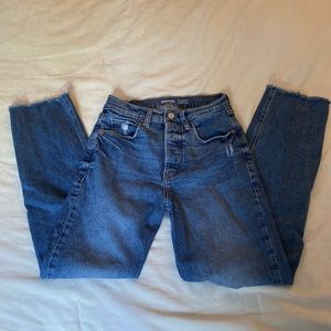 Women’s Size 0 Old Navy Sky-Hi Straight Jeans